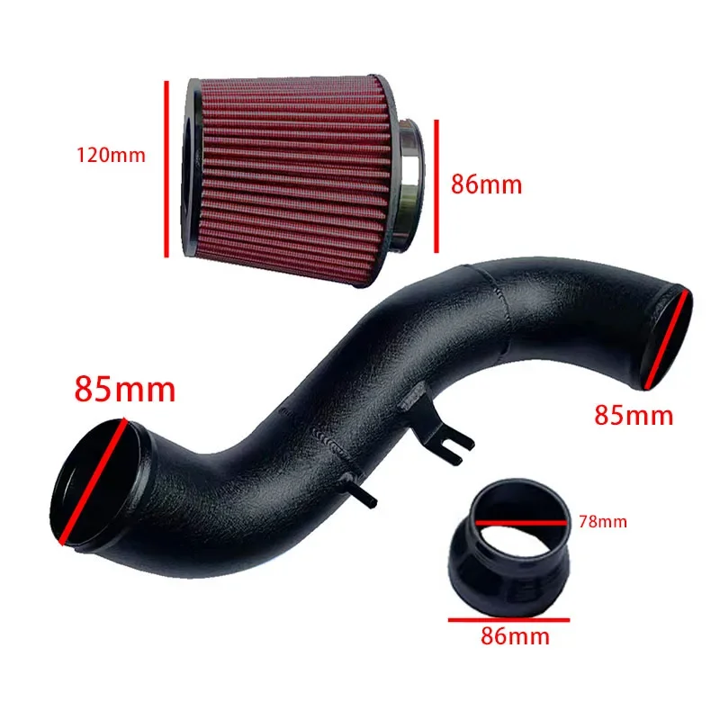 Фото Комплект для модификации системы впуска холодного воздуха для Audi A3 TT S3 VW Golf GTI MK7 Passat Touran Jetta EA888 2.0T, запчасти для тюнинга автомобилей. №3