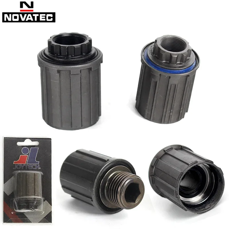 Фото Корпус Novatec Freehub — основание башенной ступицы заднего колеса, сердечник подшипника, замок цвету сливы, совместим с колесной парой MTB/дорожного велосипеда №1