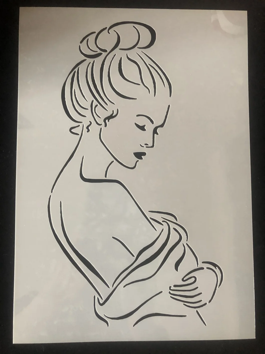 

A4 29cm Fashion Girl Sexy DIY Layering Stencils Wall Painting Scrapbook Coloring Embossing Album Decorative Template