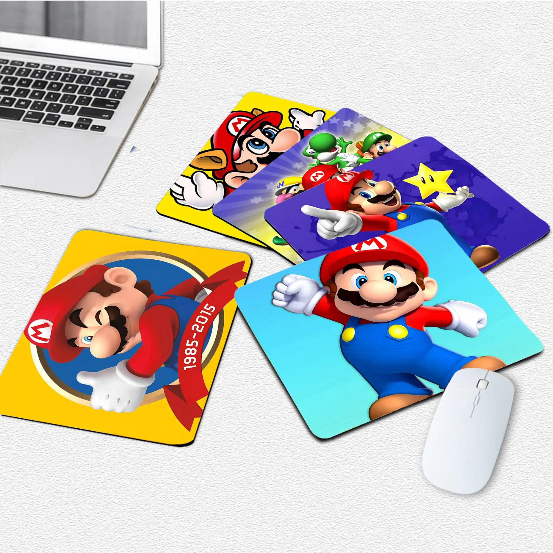 

Super M-mario Mousepad Small Office Computer Desk Mat Table Keyboard Big Mouse Pad Laptop Cushion Non-slip Deskpad Home Decor