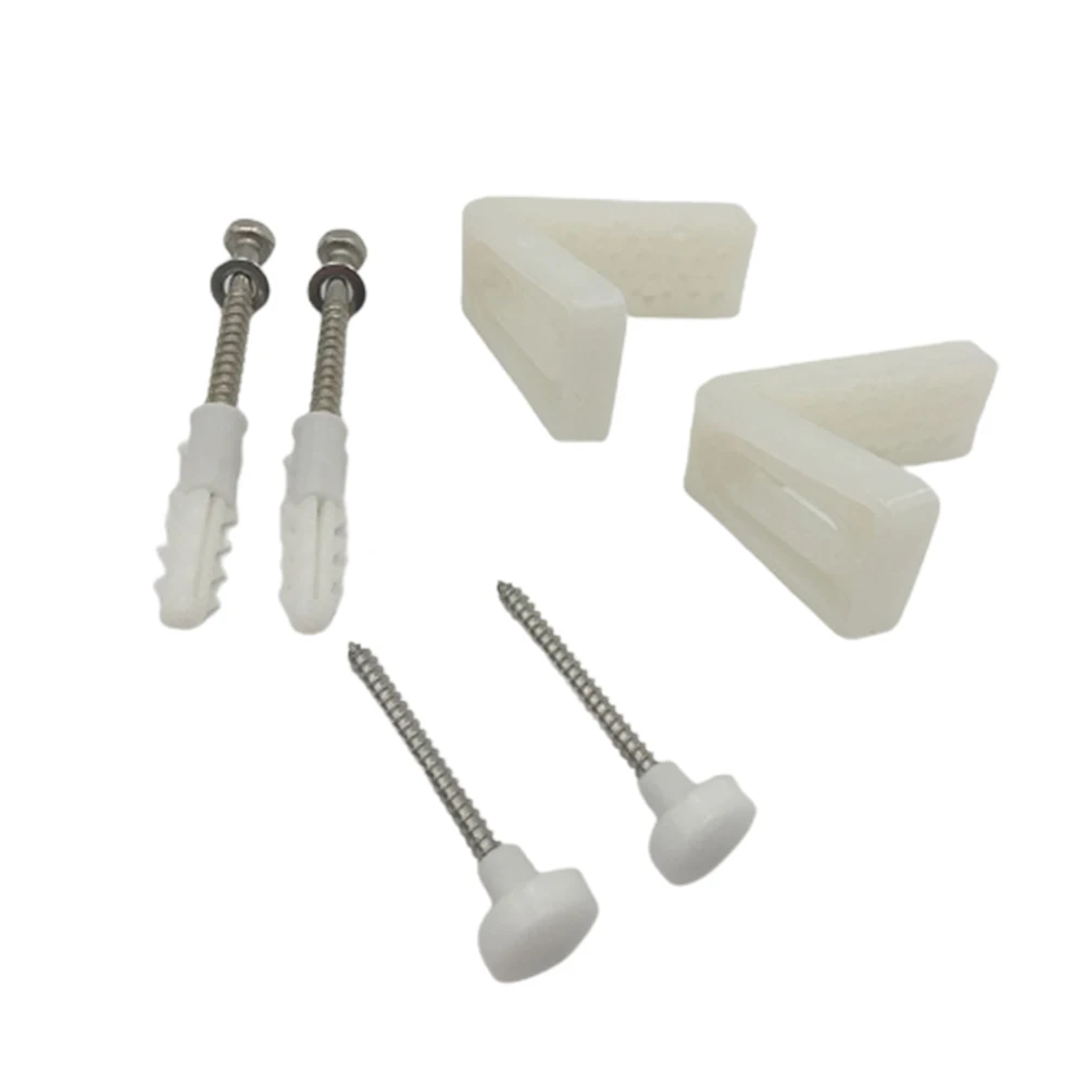

Brand New Toilet Bathroom Screws Fixing Kit Floor Pan L-type Parts Replacement Angled Bidet Bolts Semi Pedestal