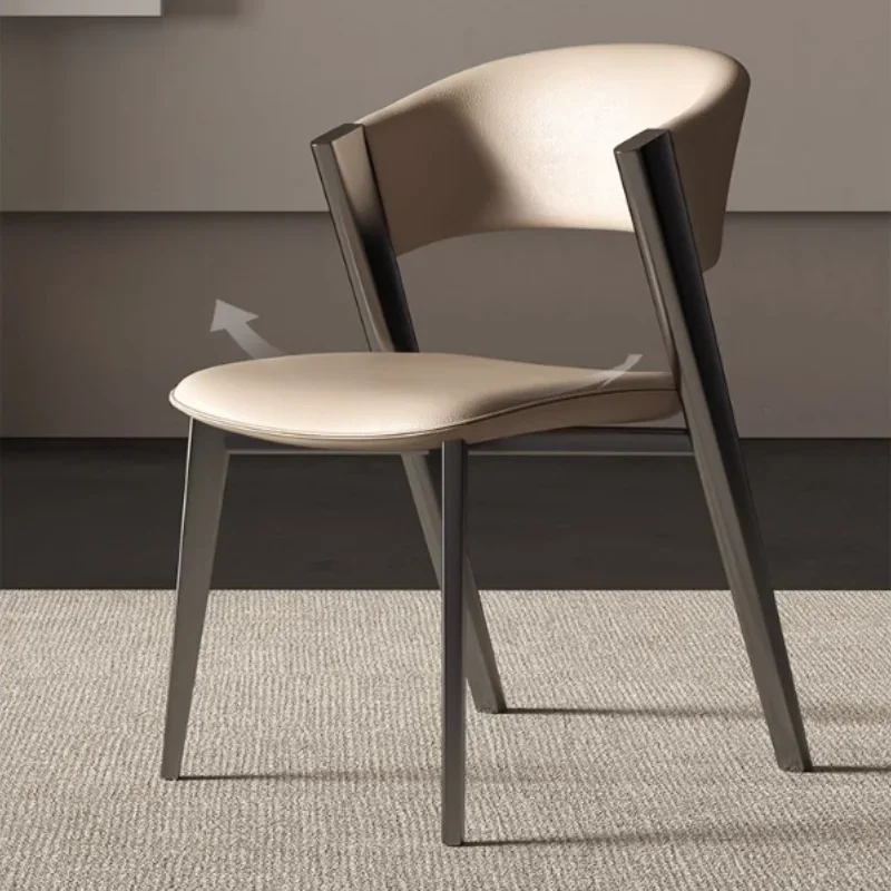 Стул игровой мягкий для кафе винтажный современный роскошный обеденный стул