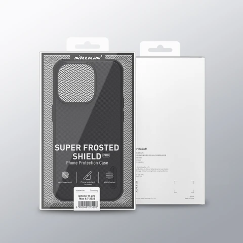 Чехол для телефона Nillkin Frosted Shield Pro для iPhone 17, жесткая защитная задняя крышка из ПК + ТПУ для iPhone 17, 16, 15, 13, 14 Plus