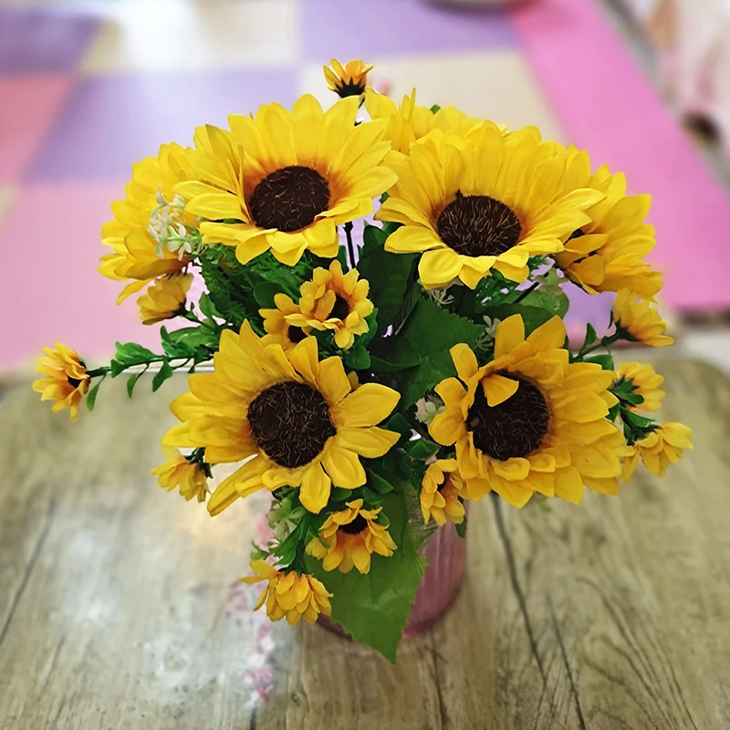 

Landscaping Decorative Flowers Artificial Flowers Simulation Silk Flowers Sunflowers Building Landscape Accessories