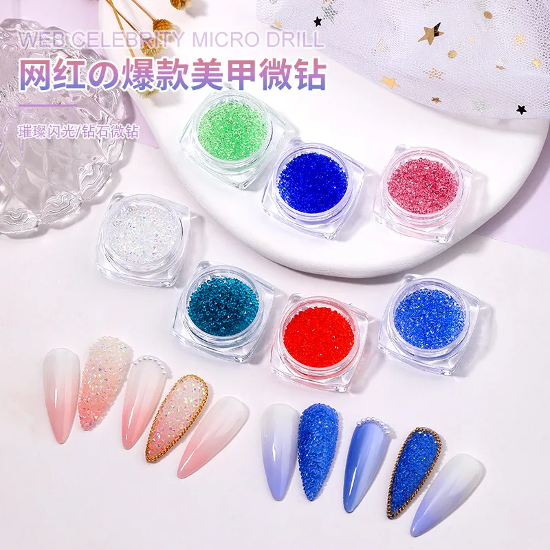 

Мерцающие бусины с микроспиртом, маленькие стеклянные бриллианты, бриллианты, украшения, прозрачные ювелирные украшения AB, подвески для ма...