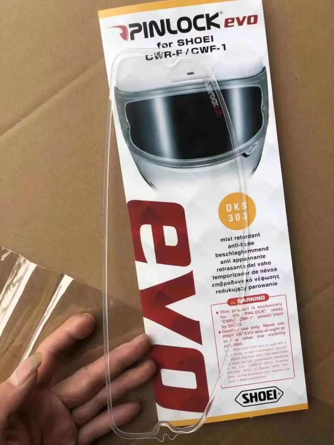 

Clear Anti-fog patch Motorcycle Full Face Helmet Generic for shoei X14 Z7 Helmets Lens Anti-fog visor