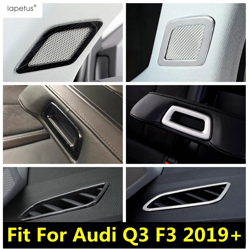 

Dashboard Air AC Vent / Pillar A Speaker / Rear Armrest Box Sequin Cover Trim For Audi Q3 F3 2019 - 2022 Accessories Interior