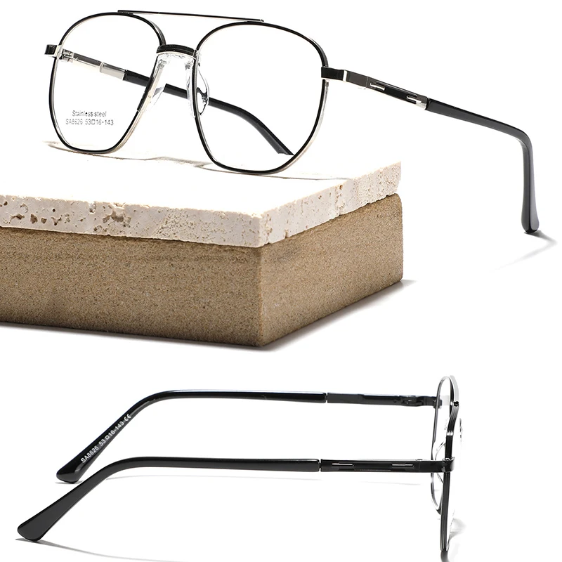 YOOSKE модные очки для женщин пилот двойная балка большая оправа Универсальные