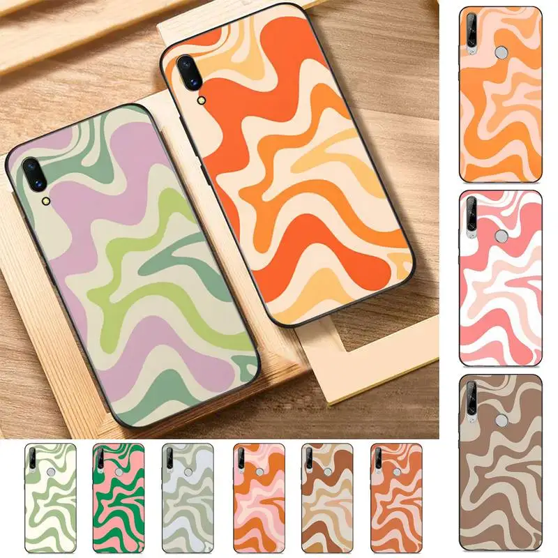 

Liquid Swirl Phone Case for Huawei Y 6 9 7 5 8s prime 2019 2018 enjoy 7 plus
