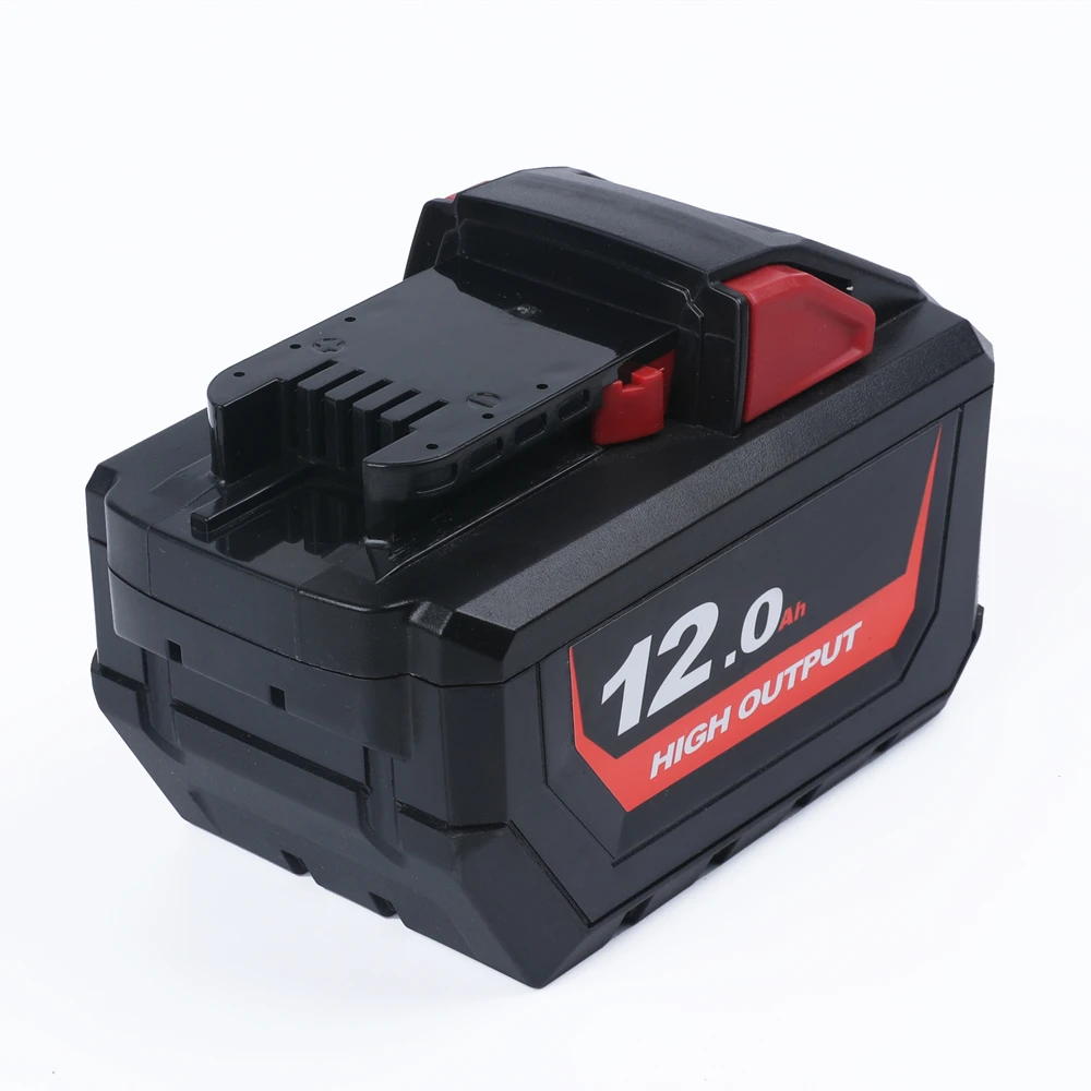 

Factory 18V 12Ah Lithium-Ion Replacement Battery Pack for M18 48-11-1812 for Milwaukee M18 18V Cordless Power Tools Hammers