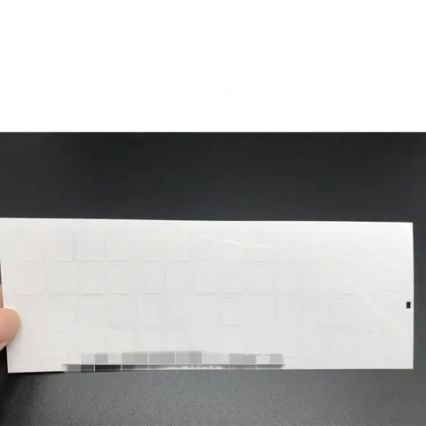 Russian Transparent Keyboard Stickers Language Alphabet Black White Label for Computer PC Dust Protection Laptop Accessories