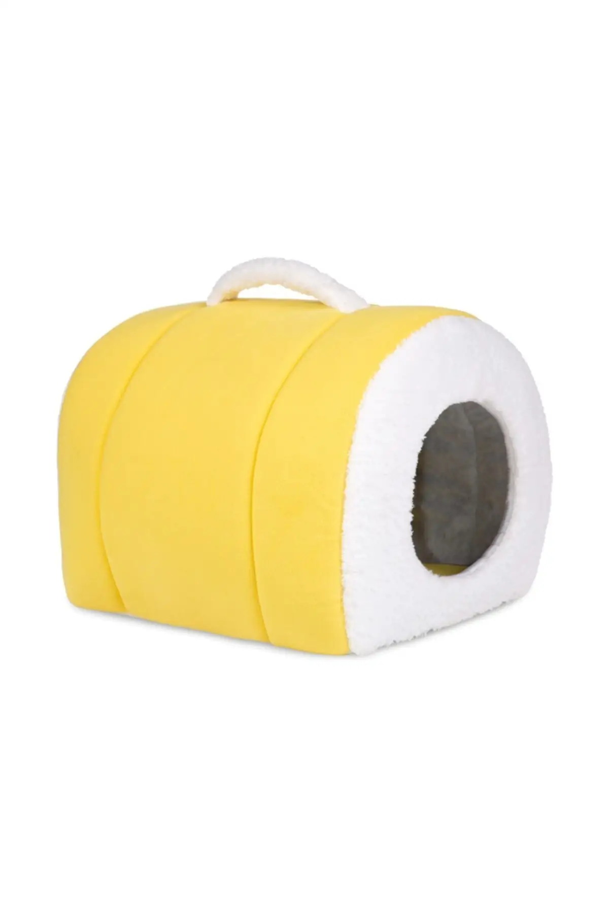

Portable Cat Bed Nest Yellow Washable