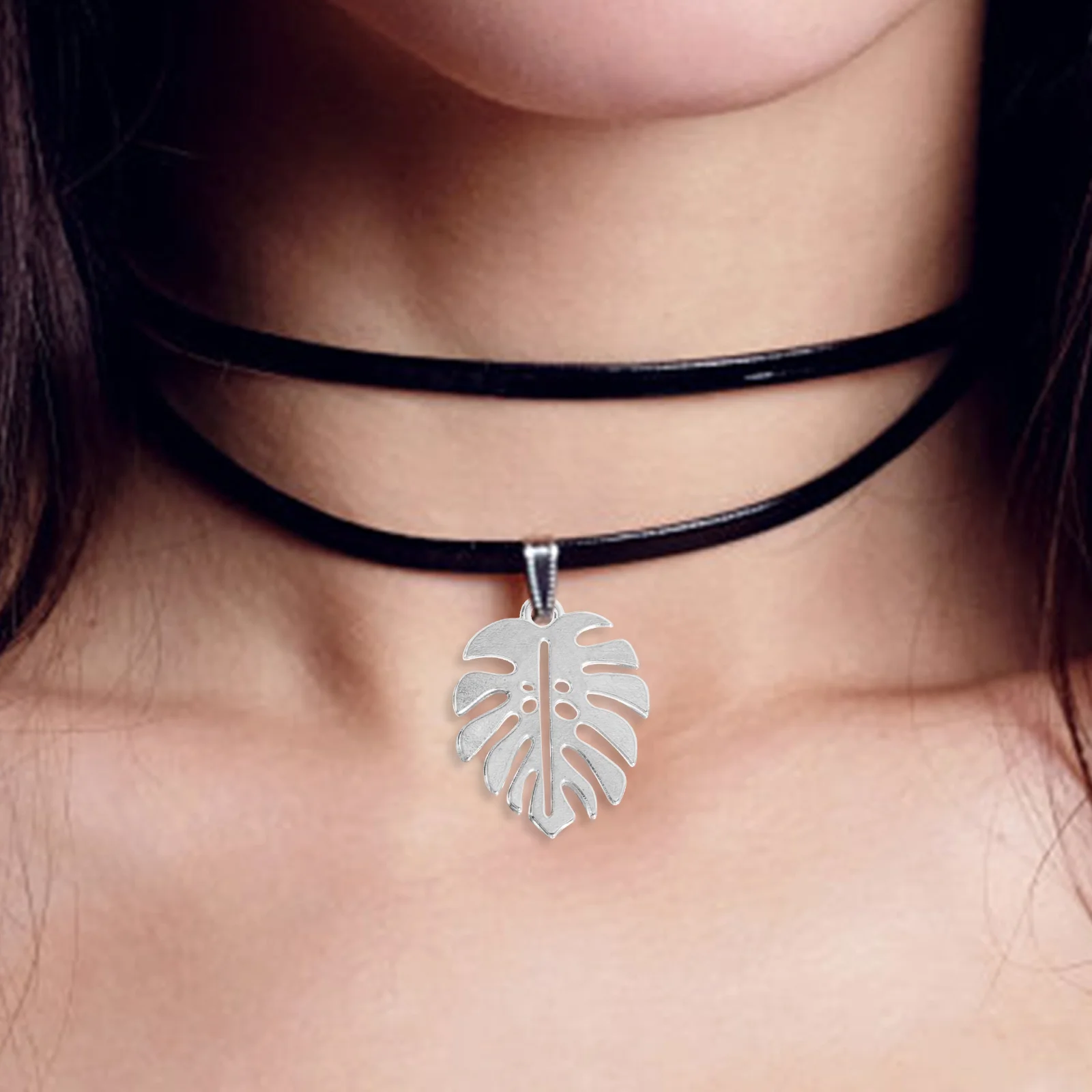 50Pcs Monstera Leaf Charms Alloy Leaves Charms Hollow Leaf Metal Pendants DIY Jewelry Charms