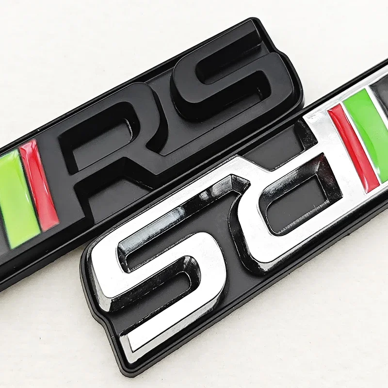 Фото Металлическая эмблема RS с логотипом VRS для Skoda Octavia 2 3 3D, наклейка на переднюю решетку для Skoda VRS Octavia 1 2 3 Rapid Kodiaq №4