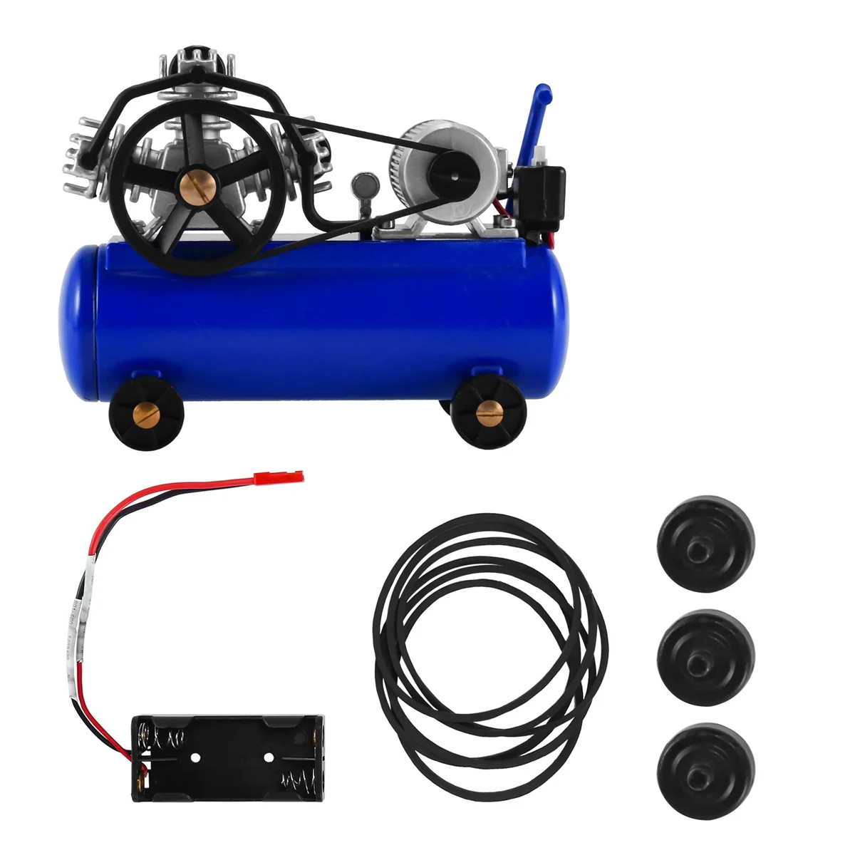 

Металлический воздушный компрессор, надувной насос для Axial SCX10 Traxxas TRX4 WPL D12 C24 MN D90 MN99S 1/10 1/12 1/16 RC Car, синий