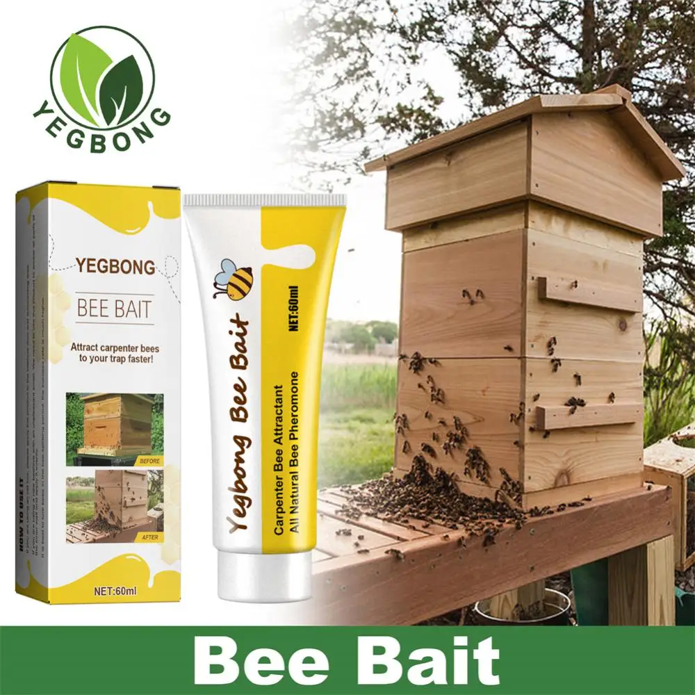 

Trap Bait Beekeeping Equipment 60ml Beekeeping Swarm Bait Attracts Carpenter Bees Easily Collect Bees Bee Bait Beekeeper Tools