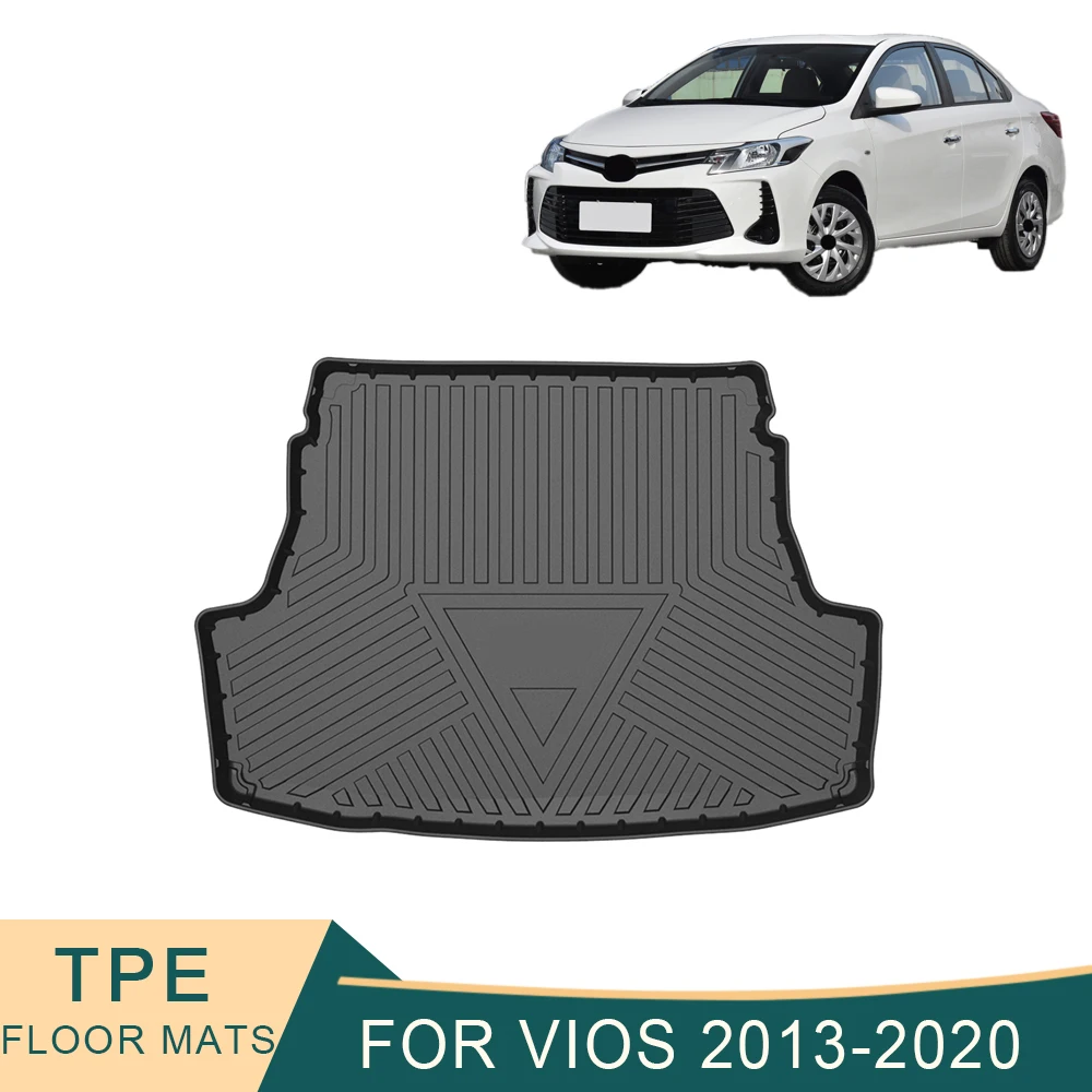 

For Toyota Vios XP150 2013-2020 Car Cargo Liner All-Weather TPE Non-slip Trunk Mats Boot Tray Carpet Interior Accessories