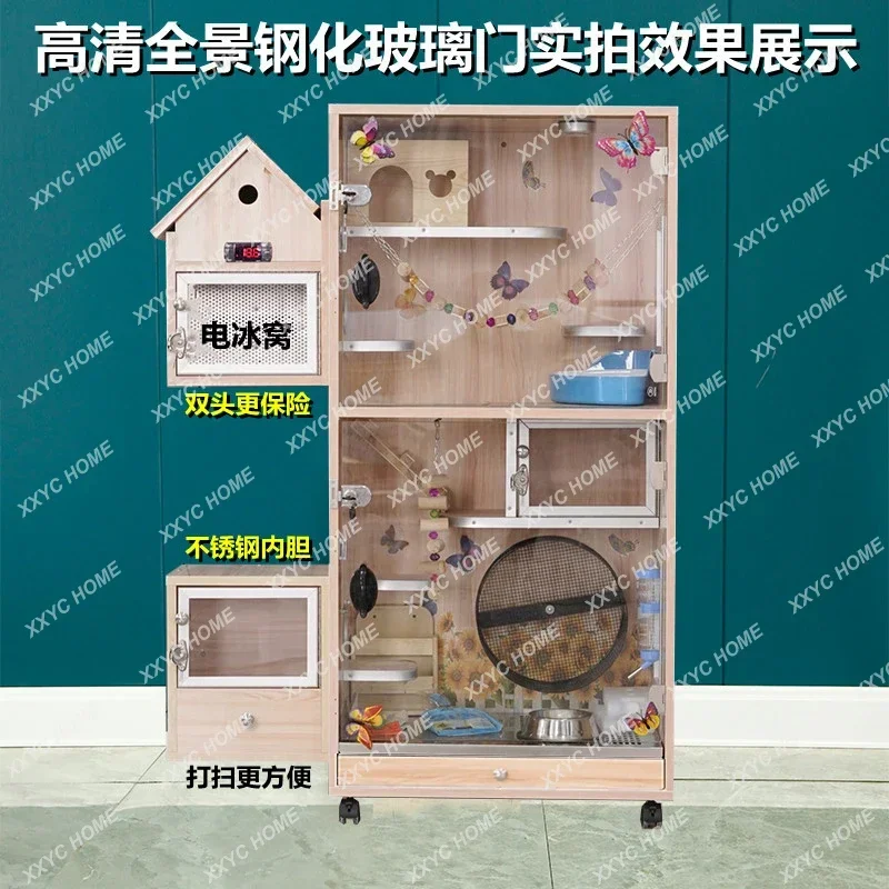 Клетка Тоторо из цельного дерева клетка для шкафа негабаритная специальный