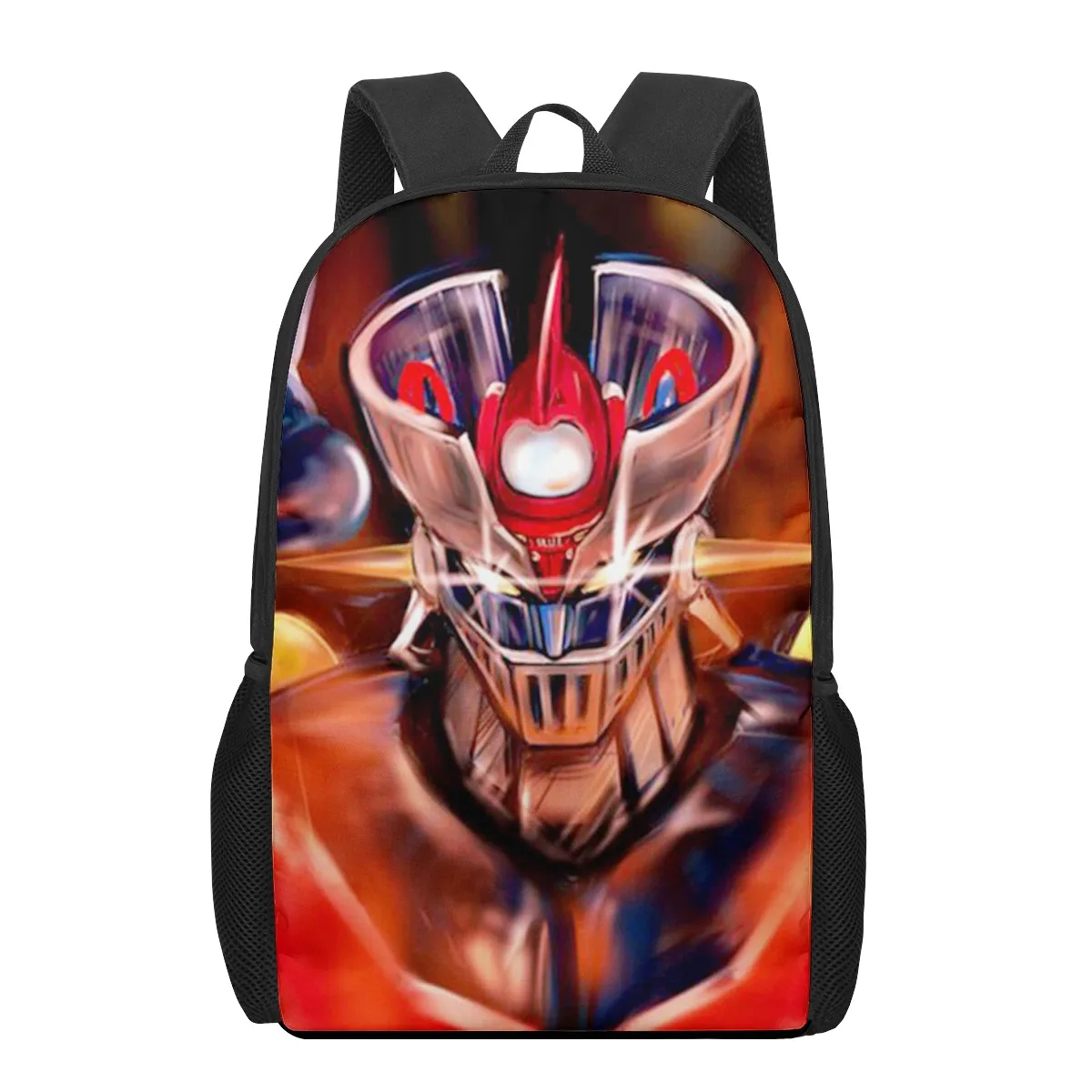Japan Manga Mazinger School Bags For Boys 3D Print School Kids Bag Kindergarten Backpack Girls Child Bookbag Mochila Escolar