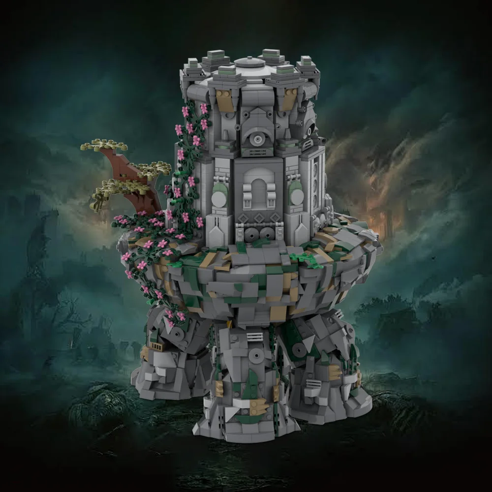 MOC игра Eldeneds Rings Wandering Mausoleum строительные блоки модель темного фэнтезийного мира
