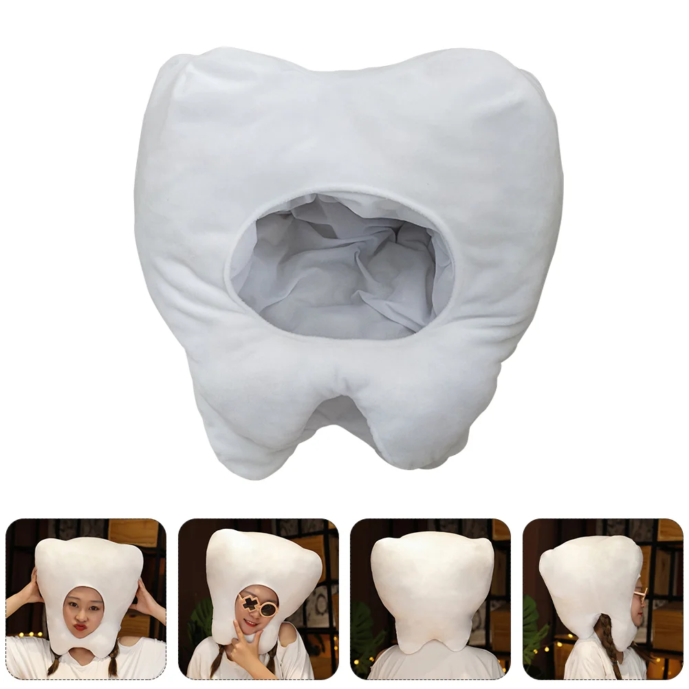 

Halloween Hat Headgear Party Headdress Performance Props White Funny Tooth Beautiful Child