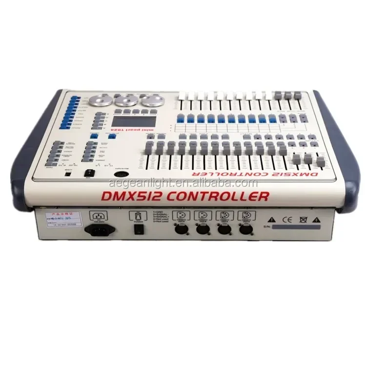 Мини жемчуг 1024 Диммирование сцены dj освещение консоль dmx контроллер с полета