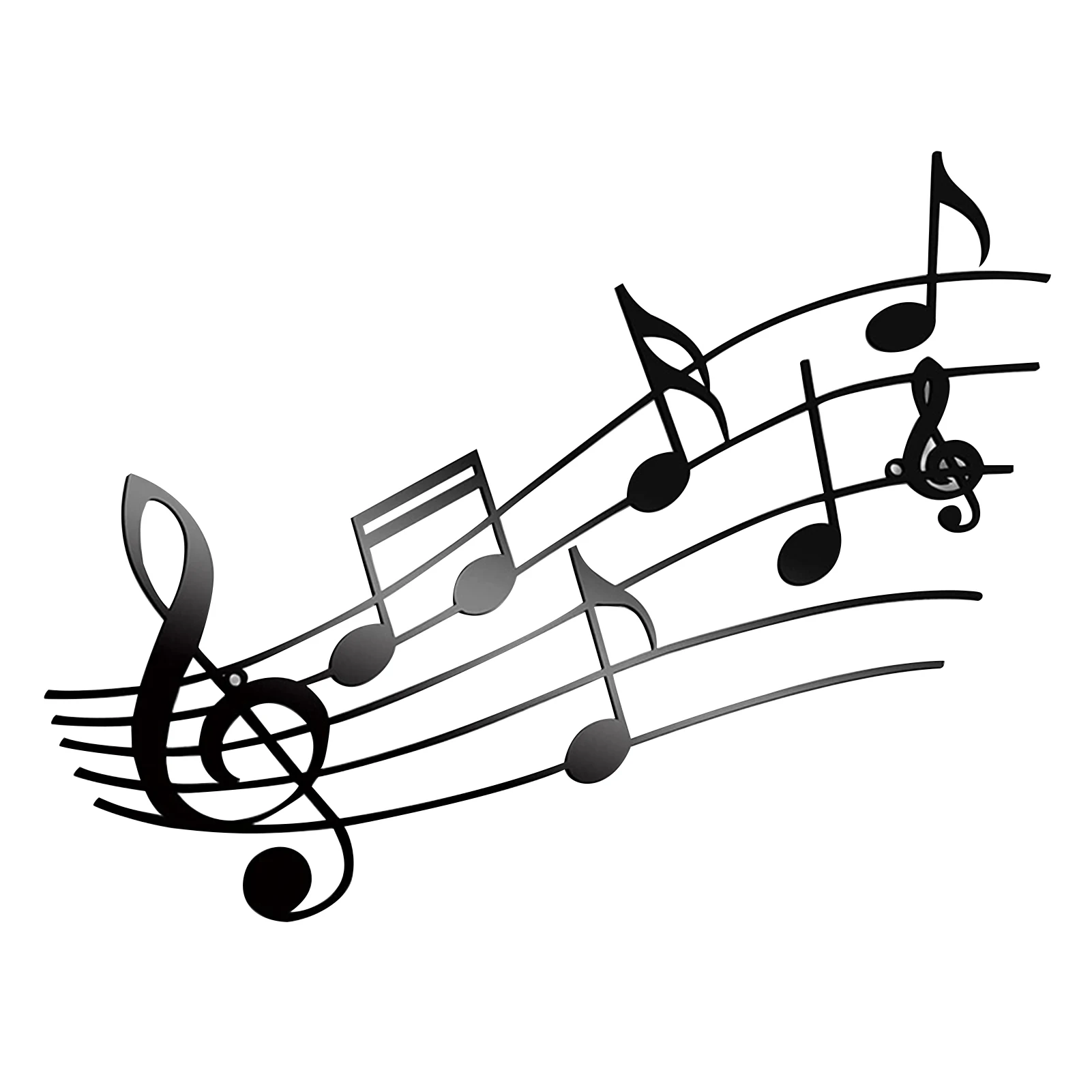 

Музыкальная заметка для спальни для дома, подарок для дома, подвеска «сделай сам», вывеска для гостиной, Черный винтажный Настенный декор, б...