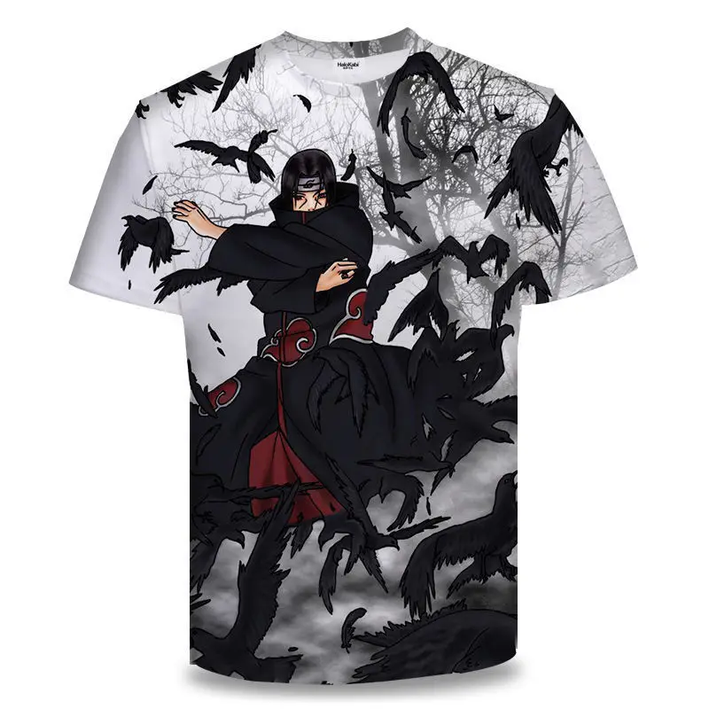 

Anime Shippden Cosplay Itachi T Shirt Kakashi Orochimaru Sasuke Gaara Adult Kids