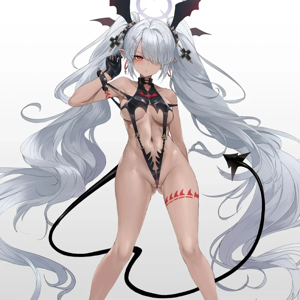 Женский кожаный костюм для косплея из аниме коготь Лейн