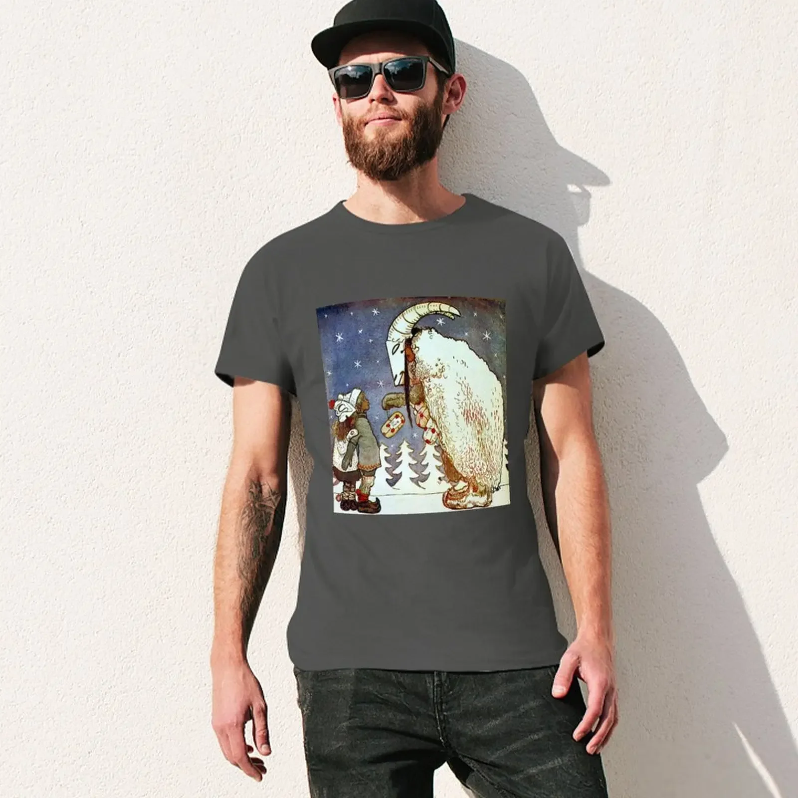 Мужская футболка Julbocken (Yule Goat) с принтом в виде фруктов