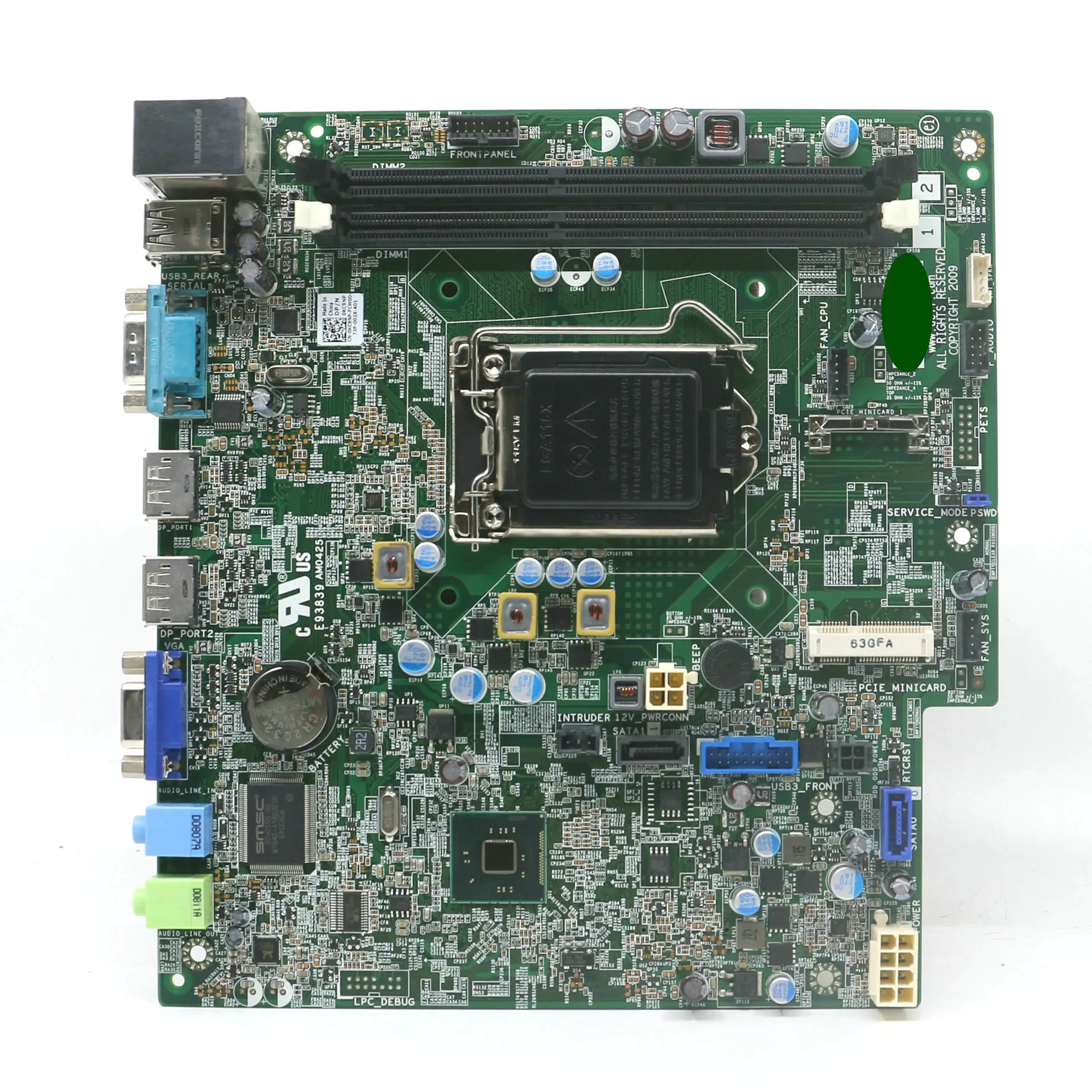 NEW FOR DELL Optiplex 9020 USFF 9020USFF Motherboard Y43VF 0Y43VF CN-0Y43VF E93839 AM0425 LAG1150 DDR3 Mainboard 100% Tested