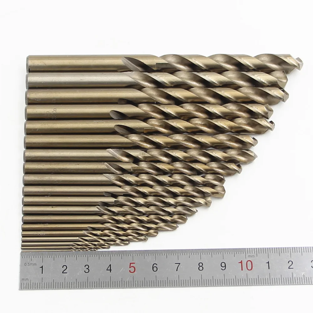 

High Quatity HSS-Co M35 Cobalt Straight Shank Twist Drill Bit Power Tools Accessories for Metal Stainless Steel Drilling