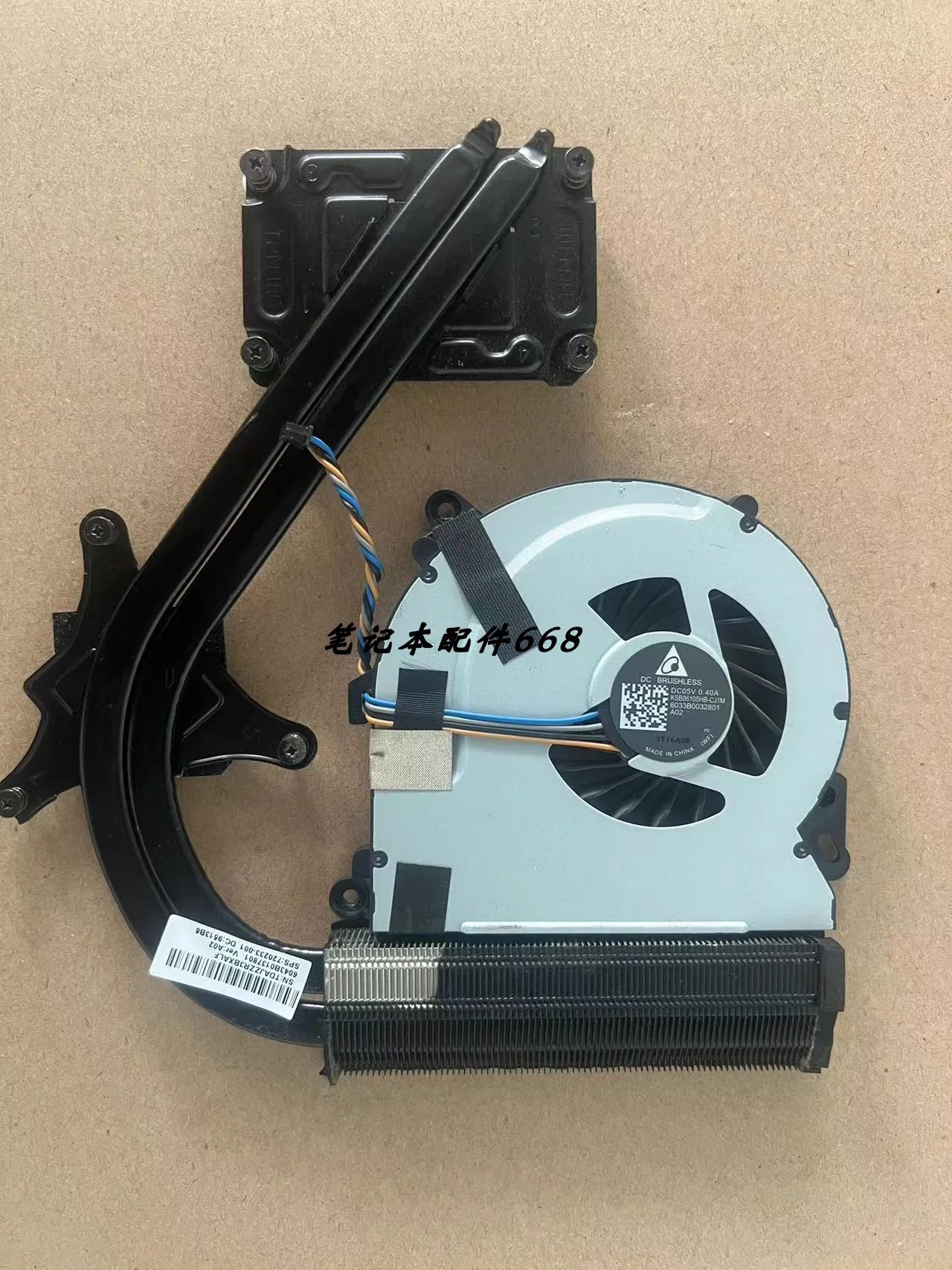 

Оригинальный радиатор для ноутбука, охлаждающий вентилятор, кулер для процессора HP ENVY 17-J, радиатор и вентилятор 720233-001