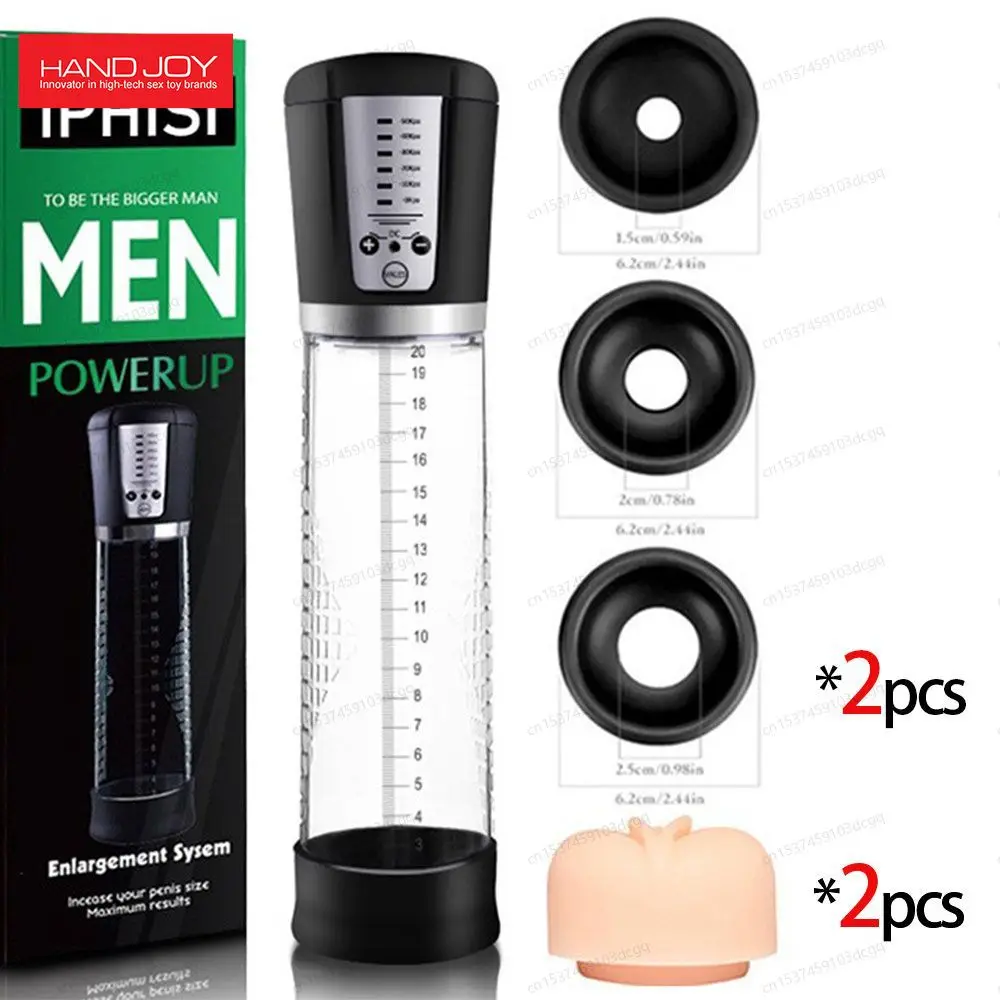 Электрический насос для пениса Мужской мастурбатор устройство увеличения члена