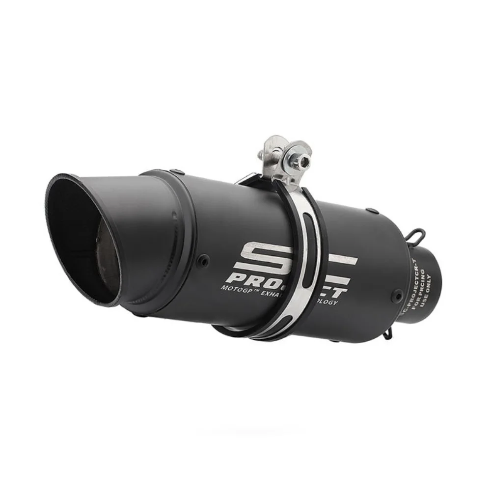 

Laser Logo Motorcycle OD:36-51mm Exhaust Pipe FOR KAWASAKI ER 6F NINJA ZX 14R W800 FOR YAMAHA YB 125SP FZR 400 YZF R15 FZ6S