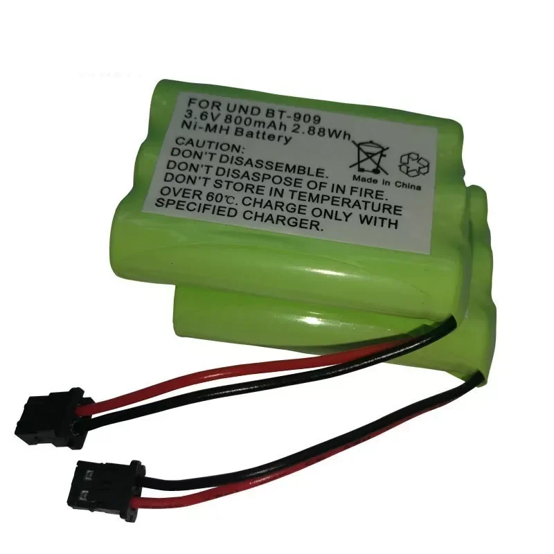 

NEW2023 Rechargeable cordless phone battery for uniden BT-909 BT909 3 * AAA ni-mh 800mAh 3.6V rechargeable batteries