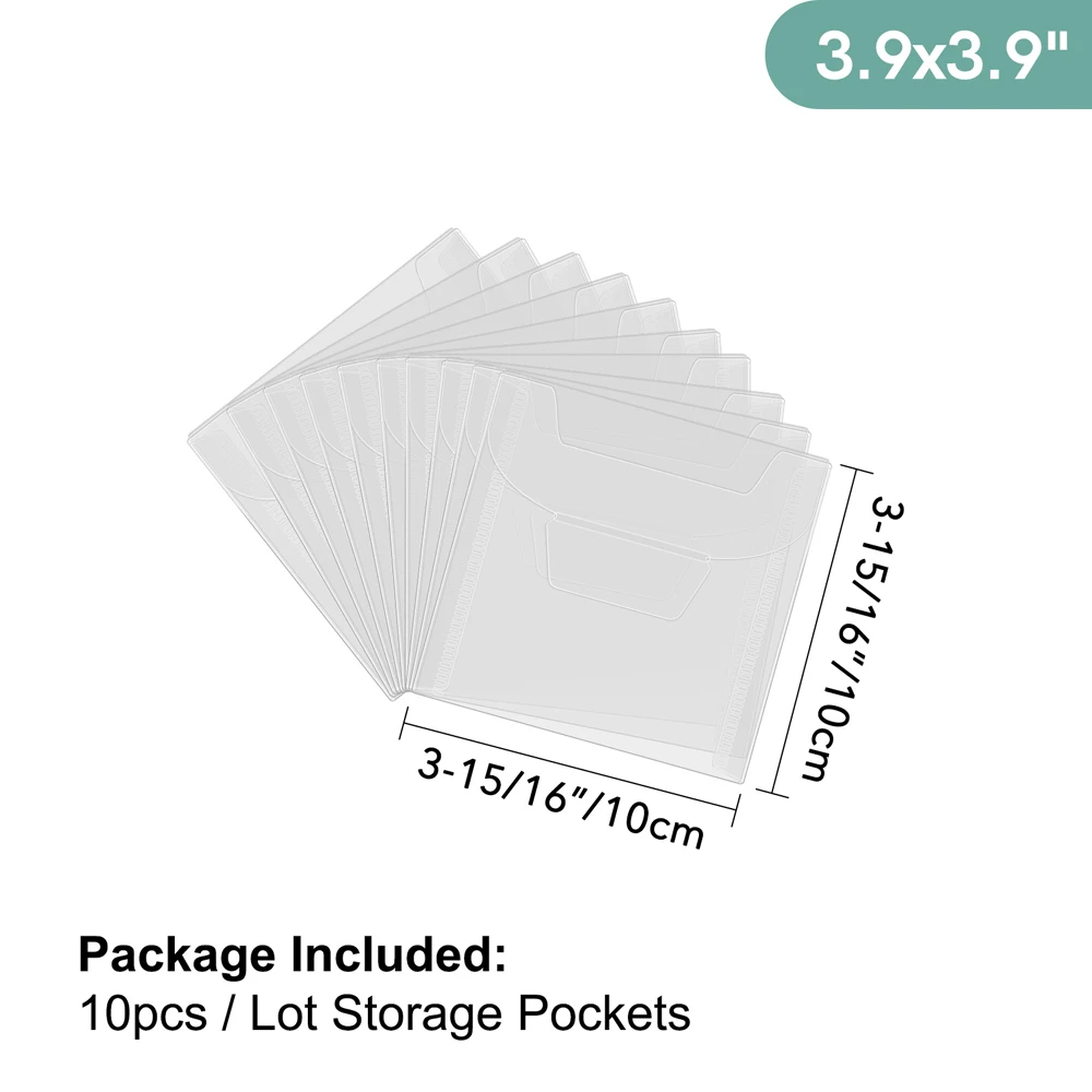 

Прозрачные сумки для хранения штампов 10 шт.