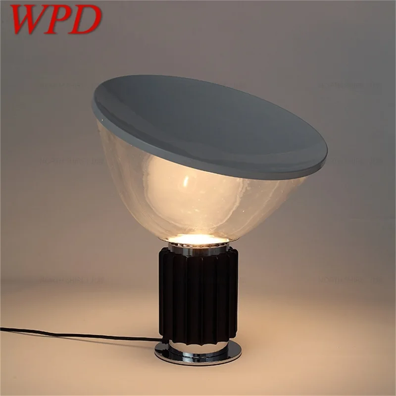

WPD Modern Luxury Table Lamp Creative Design Glass Desk Light LED Simple for Home Living Room Bedroom Decor Bedside