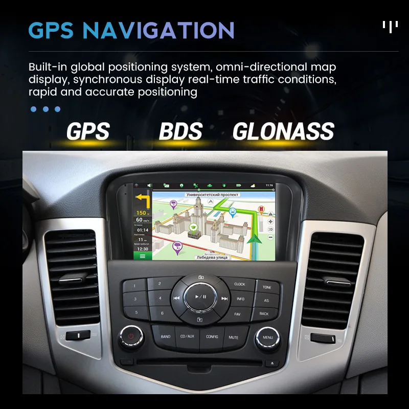 7-дюймовый автомобильный Android 11 для Chevrolet Cruze 2008-2014 автомобильное радио видеоплеер