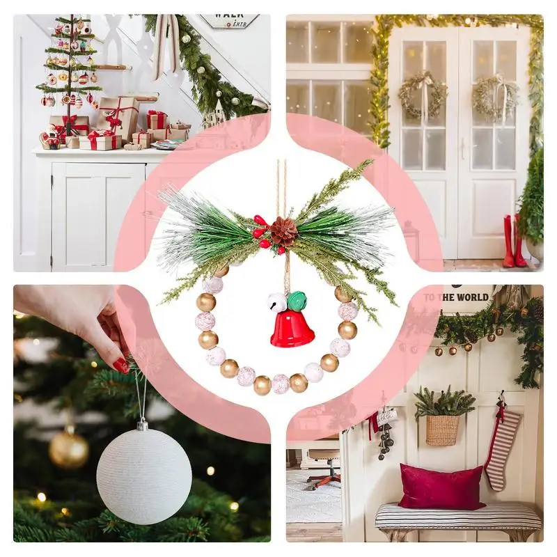 Венок с колокольчиками искусственный венок для входной двери колокольчик