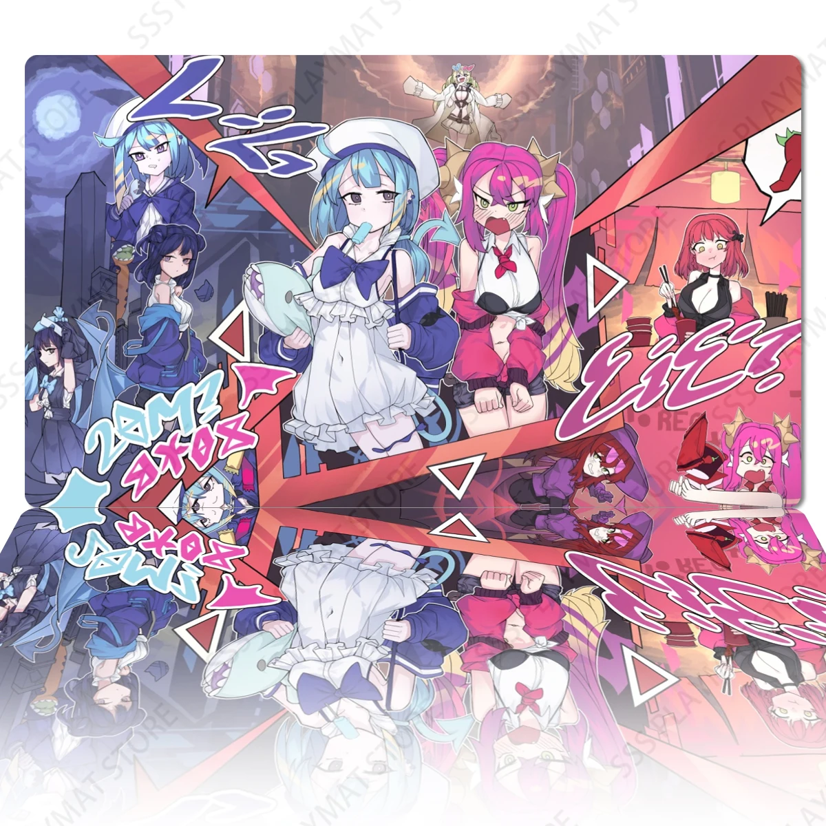 

Yugioh Evil Twin Ki-sikil TCG Mat Livetwin Lil-la CCG Playmat Trading Card Game Mat Board Game Mat Rubber Mouse Pad Free Bag