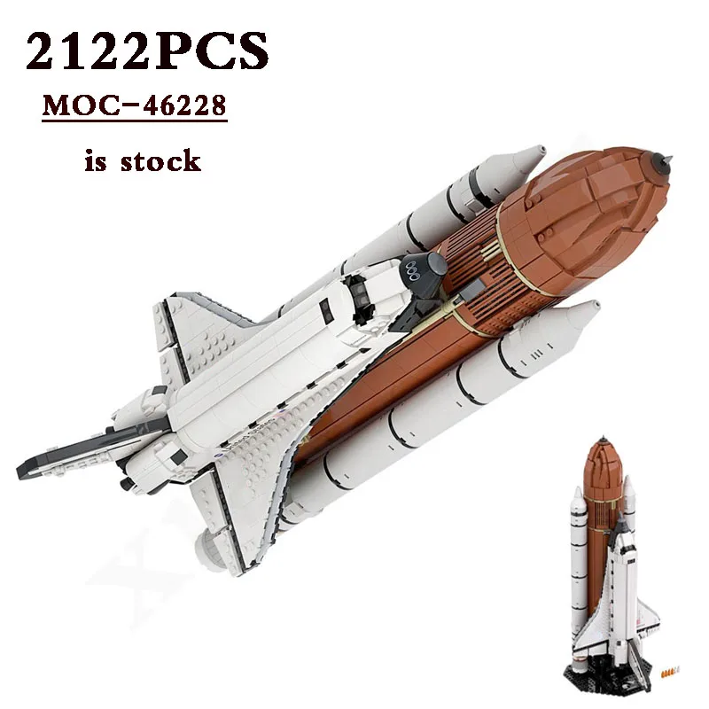 Classic MOC-46228 Space Shuttle 2122PCS fits 10283 Set Space Shuttle Discovery Improves Fun Building Blocks Toy BoyBirthday Gift