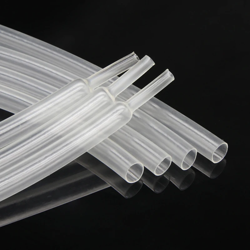 

Прозрачная белая термоусадочная трубка 3:1, 1,6 мм ~ 39 мм, полиолефиновая водонепроницаемая изолированная проволочная кабельная муфта, двойная стенка с клеевой трубкой