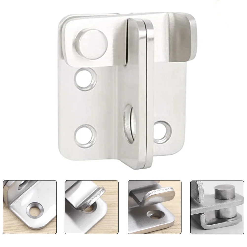

Stainless Steel Door Buckle Sliding Gate Locks Safety Latch Barn Supplies Accessories
