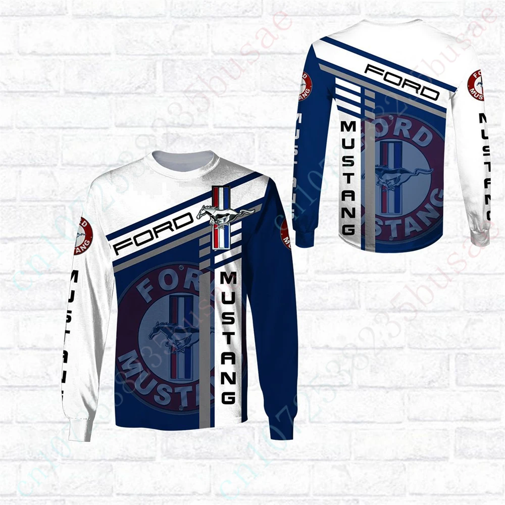 

Ford T-shirts Anime O Neck Long Sleeve Harajuku T Shirt For Men's Clothing Casual 3D Printing Sweatshirt Unisex Streetwear