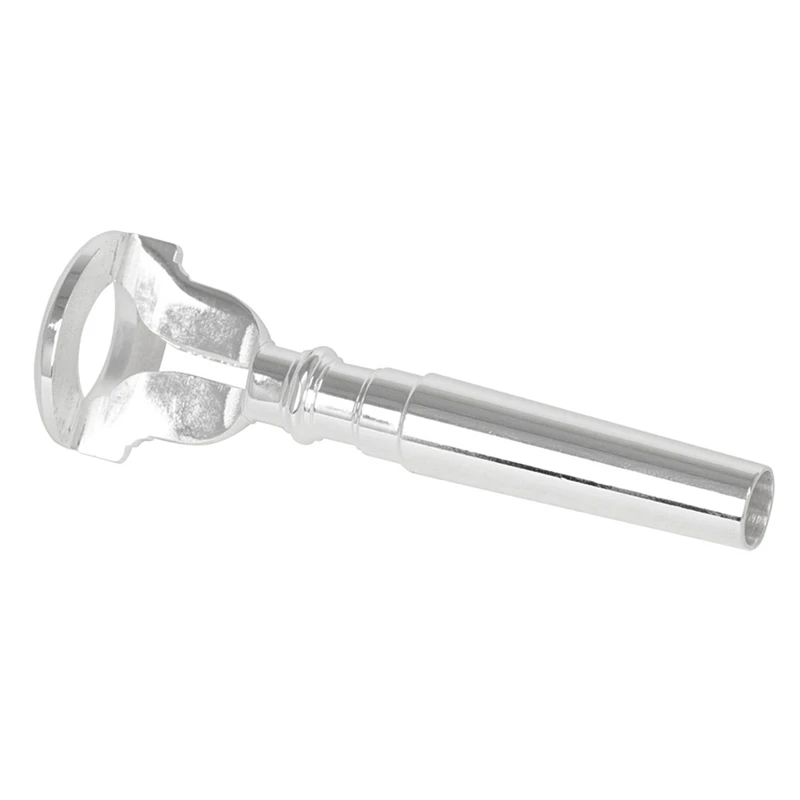 

1 Piece Silver-Plated Standard Trumpet Mouthpieces Trumpet Mouthpiece Trainer 3C 5C 7C Brass Musical Accessories