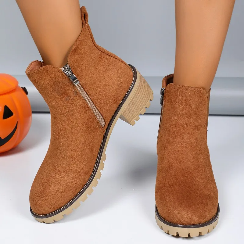 Женская обувь 2021 модные ботильоны на толстой подошве дизайнерские удобные