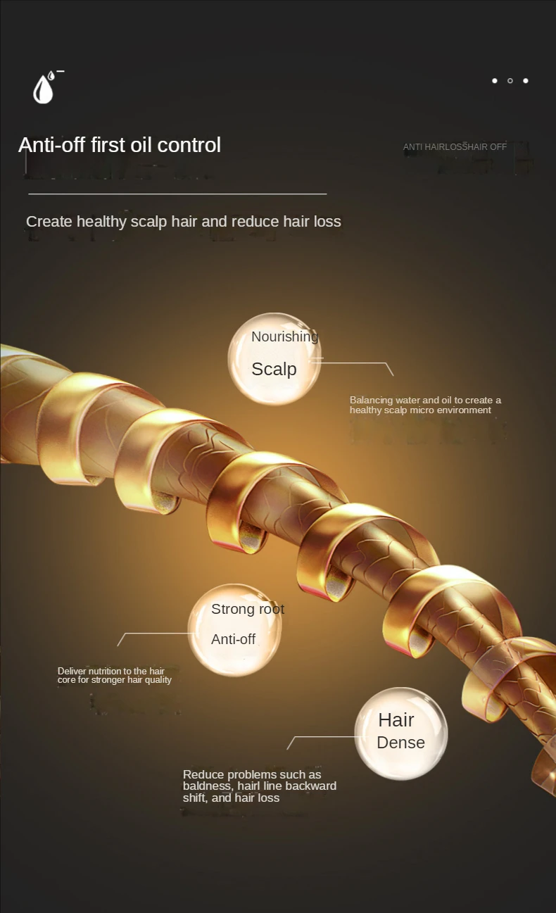 Шампунь против перхоти и выпадения волос унисекс 300 мл
