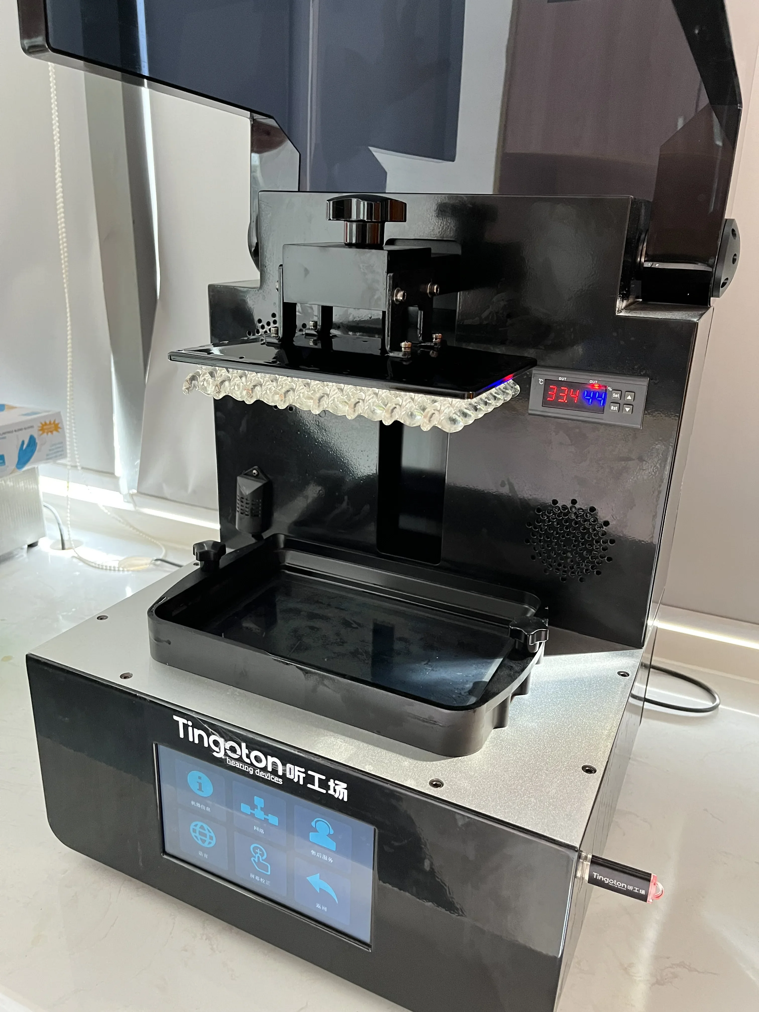 Лидер продаж УФ-ЖК-дисплей 5-дюймовый сенсорный экран Kleuren Crealiteit 3d Printer Voor Denta Sieraden