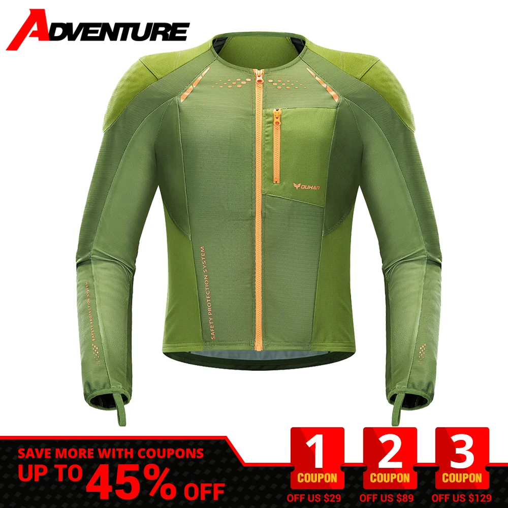 

Мотоциклетная куртка, мягкая защитная Броня с воздушным потоком, воздухопроницаемая мотоциклетная защита для езды на мотоцикле, с сеткой 3D,...